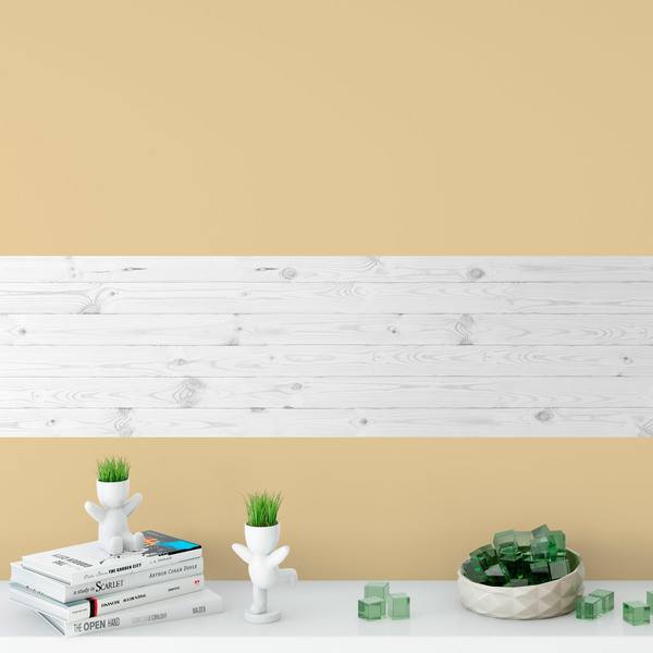 Wall Stickers: White lacquered wood