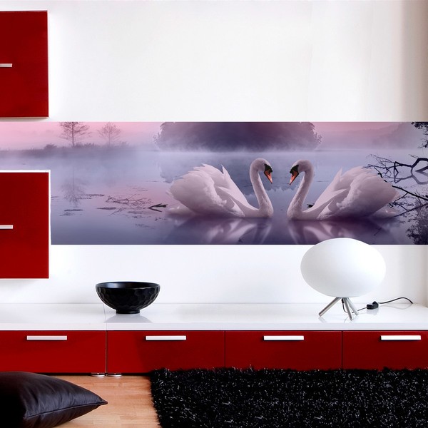 Wall Stickers: Swans in the swamp