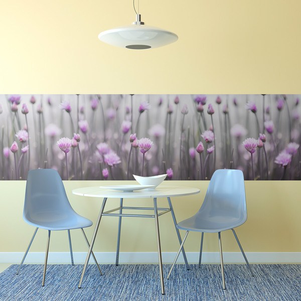 Wall Stickers: Violet flowers
