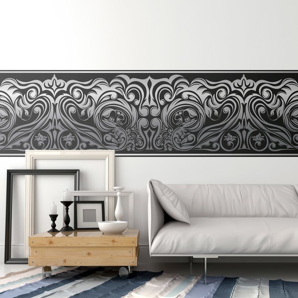 Border wall store stickers