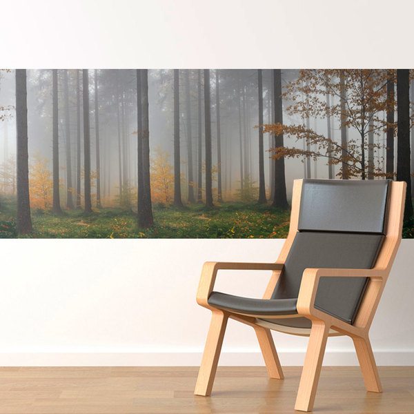 Wall Stickers: Fog in the forest