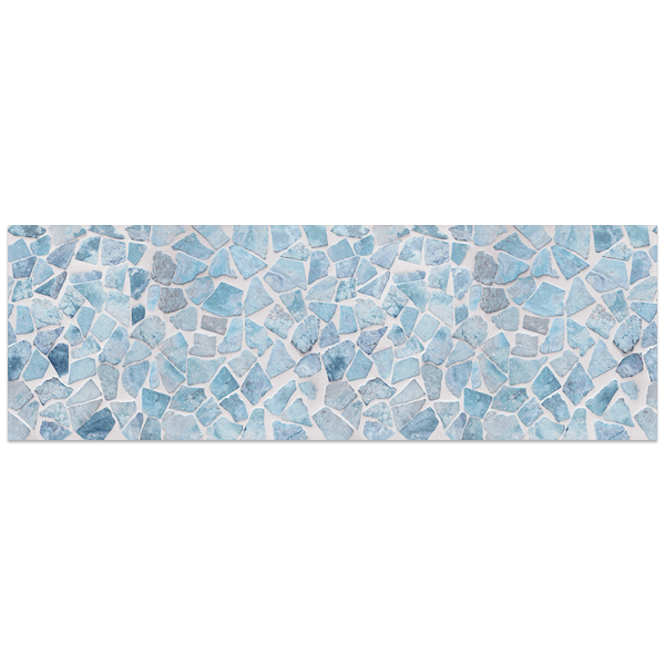 Wall Stickers: Blue floor