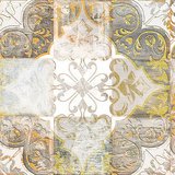 Wall Stickers: Worn-out ornamental mosaic 3