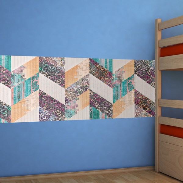 Wall Stickers: Multicoloured tapestry