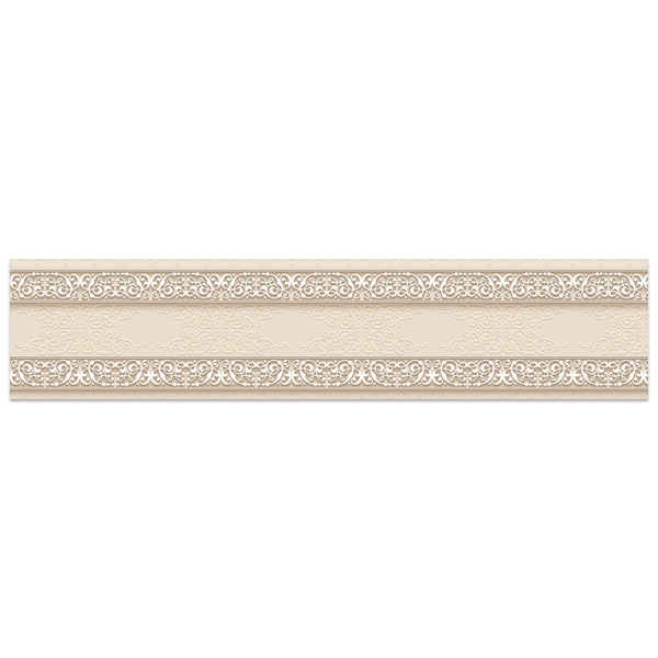 Wall Stickers: Cream Ornaments