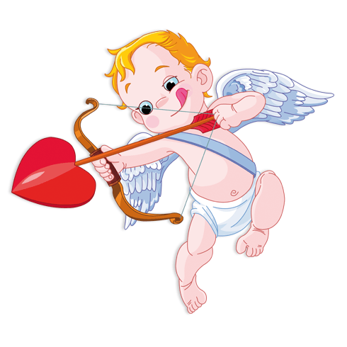 Stickers for Kids: Baby Cupid
