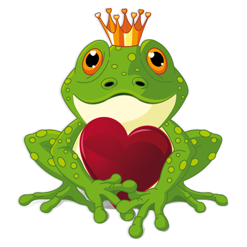 Stickers for Kids: Frog prince