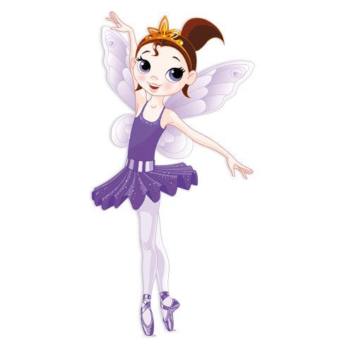 Stickers for Kids: Fairy Ballerina Violet