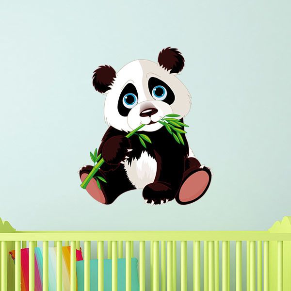 Stickers for Kids: Puppy panda bear