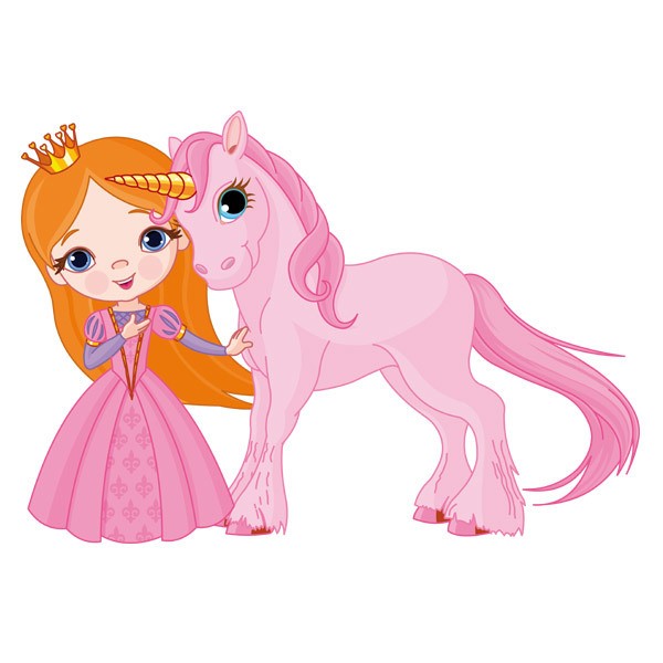 Stickers for Kids: Fairy and Unicorn
