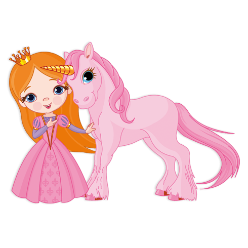 Stickers for Kids: Fairy and Unicorn