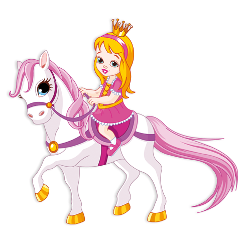 Stickers for Kids: Princess and Pony