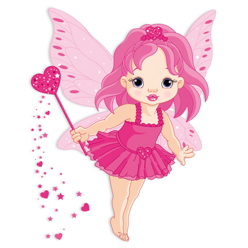 Stickers for Kids: Little butterfly fairy