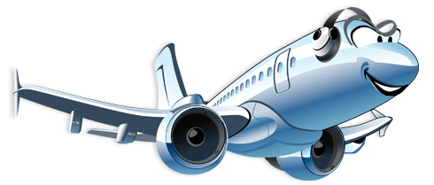 Stickers for Kids: First class airplane