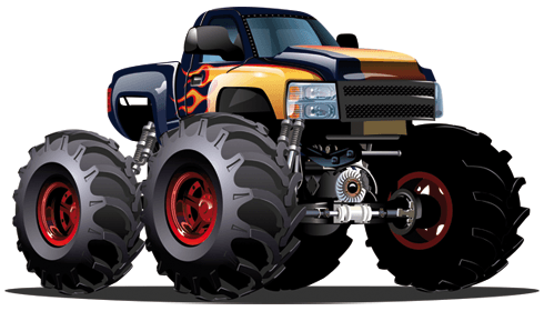 Stickers for Kids: Monster Truck 14