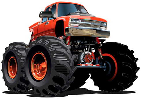 Stickers for Kids: Monster Truck 15