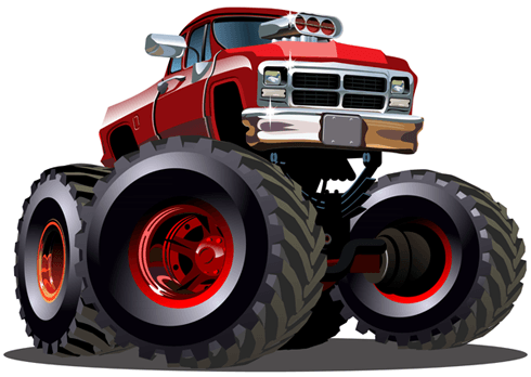 Stickers for Kids: Monster Truck 16