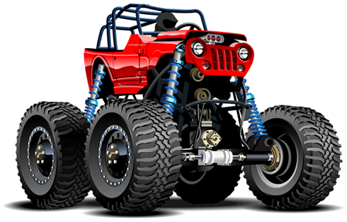 Stickers for Kids: Monster Truck 17