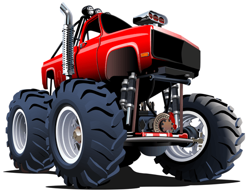 Stickers for Kids: Monster Truck 19