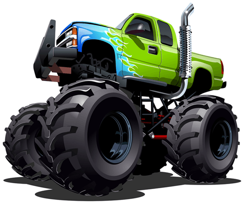 Stickers for Kids: Monster Truck 21