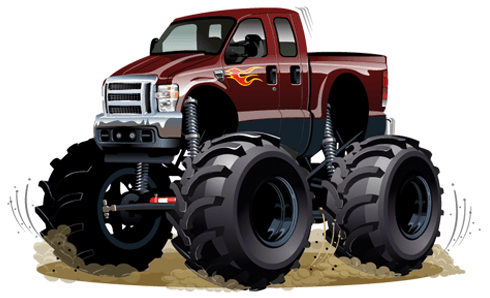 Stickers for Kids: Monster Truck
