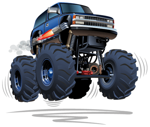Stickers for Kids: Monster Truck 4