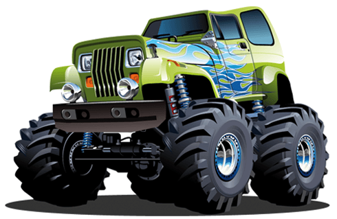 Stickers for Kids: Monster Truck 6