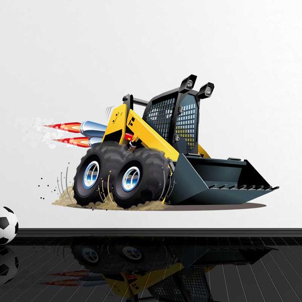 Stickers for Kids: Mini-loader at work