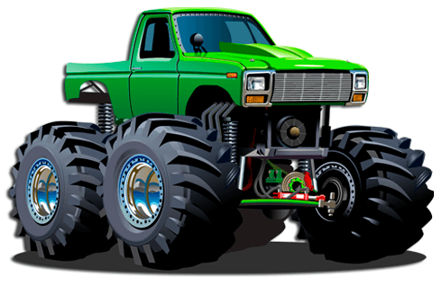 Stickers for Kids: Monster Truck 12