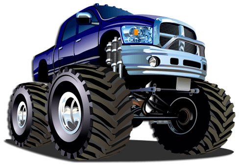 Stickers for Kids: Monster Truck 13