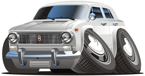 Stickers for Kids: Classic car 3