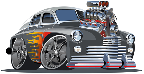 Stickers for Kids: Classic car 6