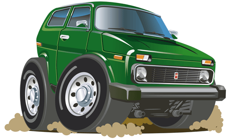 Stickers for Kids: Green alltrack
