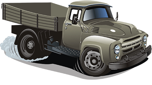 Stickers for Kids: Old truck transport