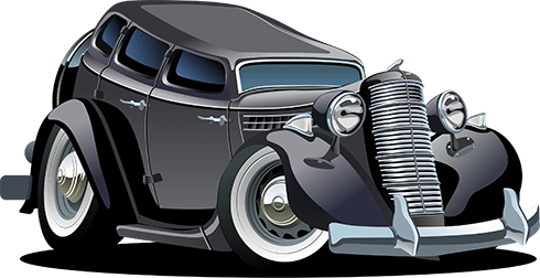 Stickers for Kids: Classic car 8
