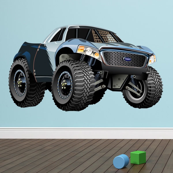 Stickers for Kids: Monster Truck Ranchera Ford