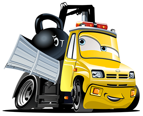 Stickers for Kids: Truck Crane Ball 2