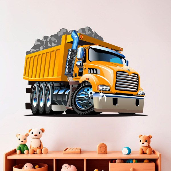 Stickers for Kids: Truck Works