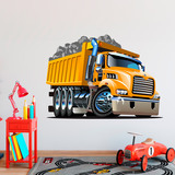 Stickers for Kids: Loaded construction truck 3