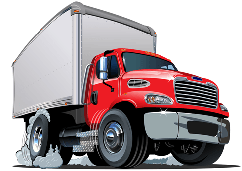Stickers for Kids: Transport truck