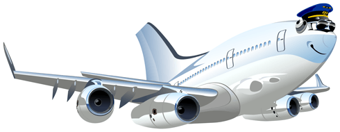Stickers for Kids: Commercial plane 4