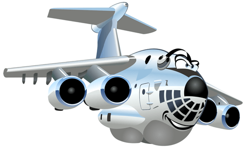 Stickers for Kids: Heavy Transport Aircraft