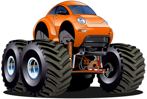 Stickers for Kids: Monster Truck 24