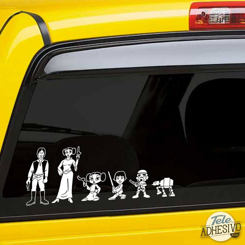Car & Motorbike Stickers: Child son Stormtrooper