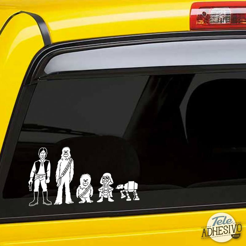 Car & Motorbike Stickers: Child son Stormtrooper