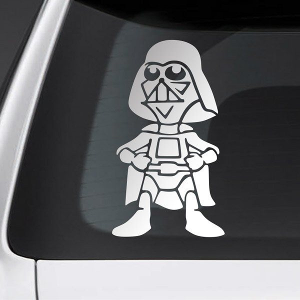 Car & Motorbike Stickers: Child son Darth Vader