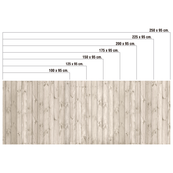 Wall Stickers: Oak tone wood