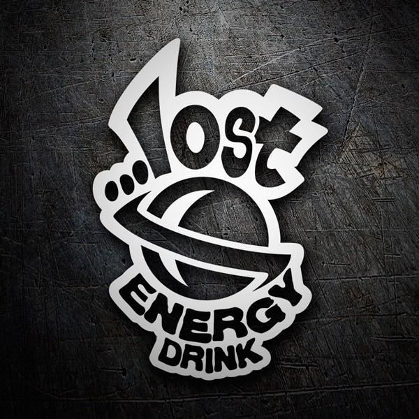 Car & Motorbike Stickers: Lost Energy Drink