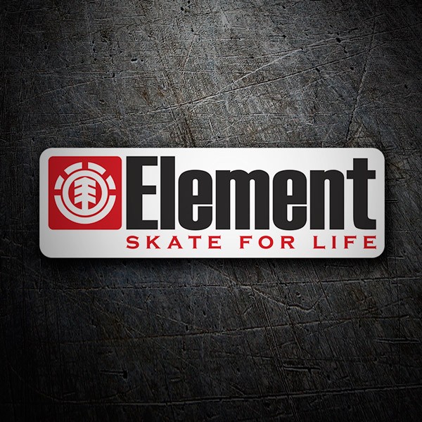 Car & Motorbike Stickers: Element skate for life