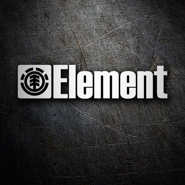 Car & Motorbike Stickers: Element and its logo in horizontal